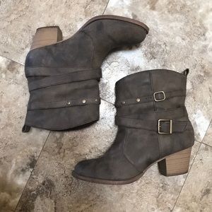Gray Booties